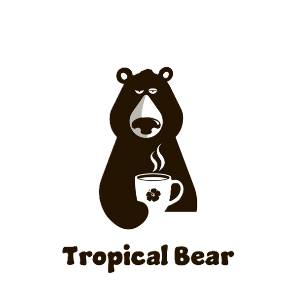 Tropical Bear Coffee Logo Specialty Coffee and Single-Origin Online Store offering fresh coffee delivered to your door.